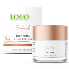 Masque facial de marque privée OEM/ODM pour agréable et rafraîchissant